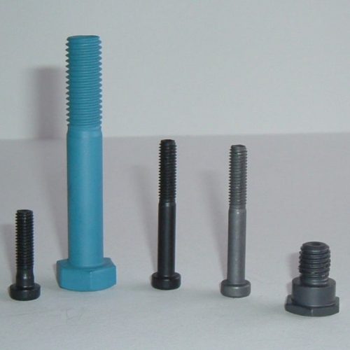 PTFE coating of small components.